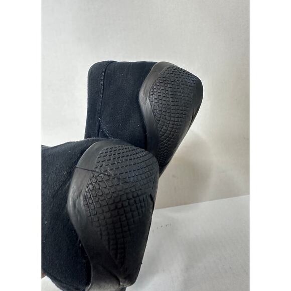 Dexter Size 9 Men Black Suede Slip On Flat Loafers Shoes Business Casual Travel - Picture 7 of 9